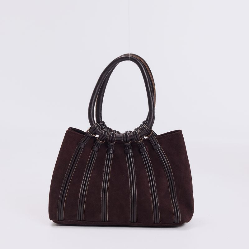 The Sloane in Cocoa Suede + Leather