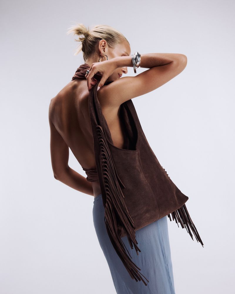 The Tassia in Chocolate Suede * PRE ORDER *