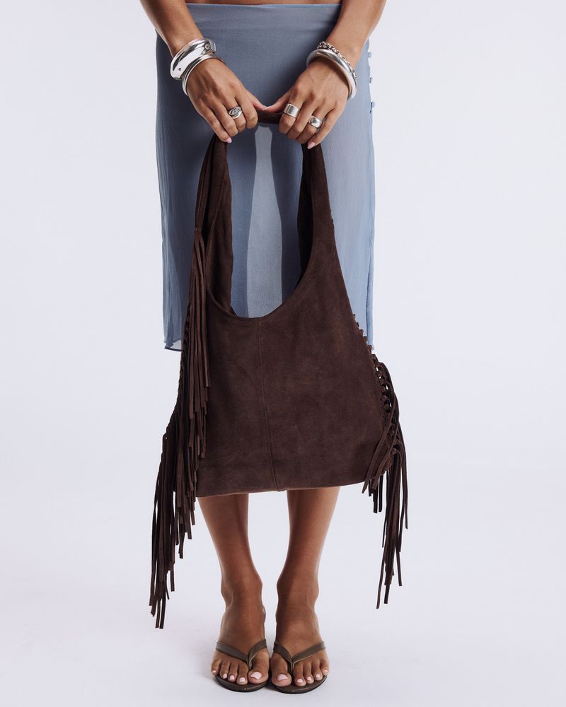 The Tassia in Chocolate Suede * PRE ORDER *