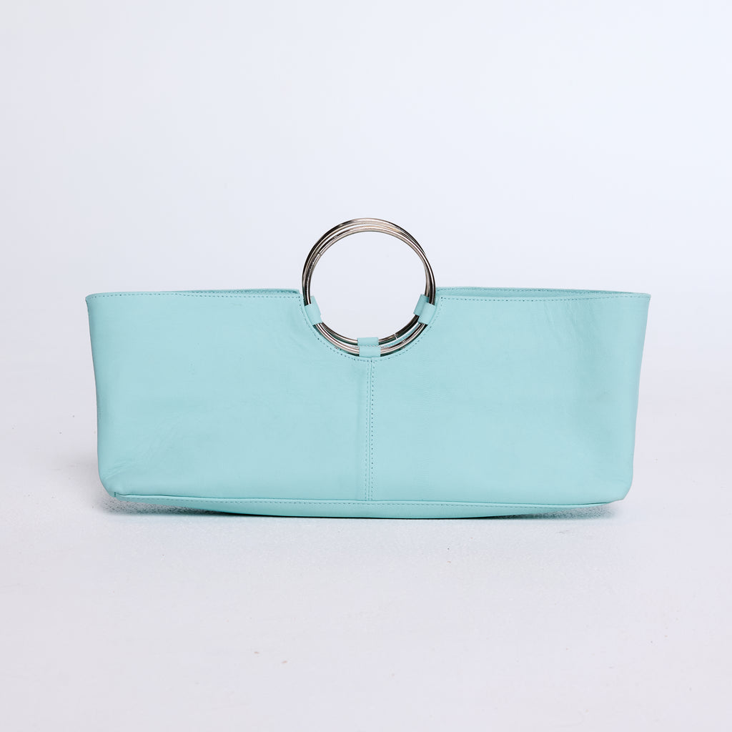 The Sis in Aqua Leather