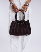 The Sloane in Cocoa Suede + Leather